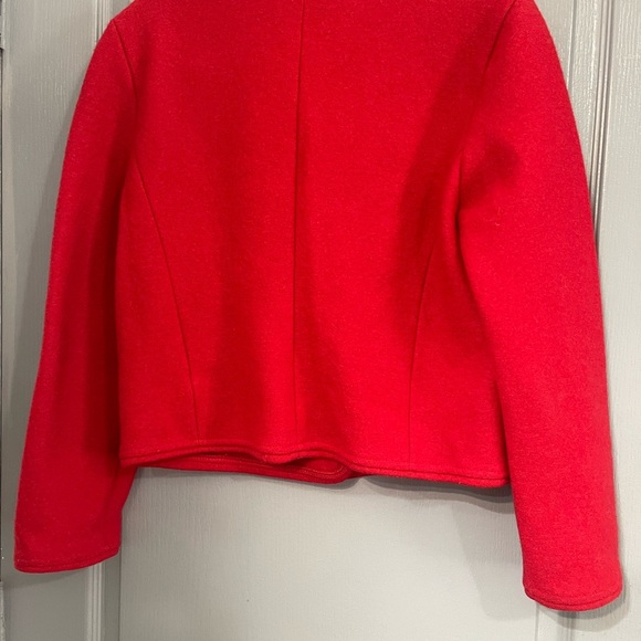 Geiger Collections Red Blazer vintage 100% wool made in Australia vintage - Picture 2 of 8